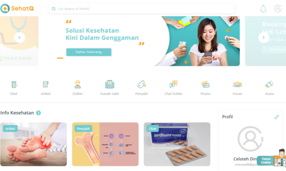 Cari Dokter Umum, Buat Janji dan Konsultasi Kesehatan Kini Lebih Mudah dengan SehatQ.com 5 sehatq.com