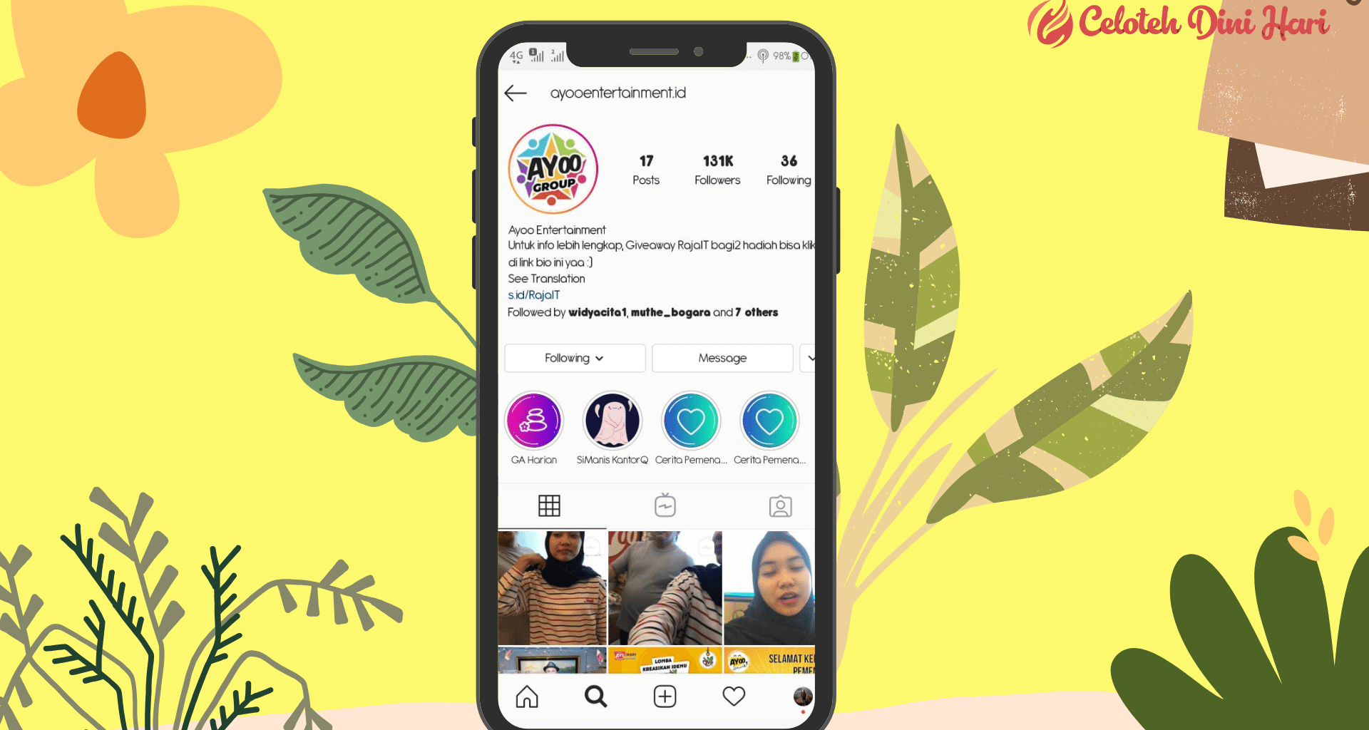 giveaway ratusan juta dari raja it, ayooentertainment dan basuki surodjo