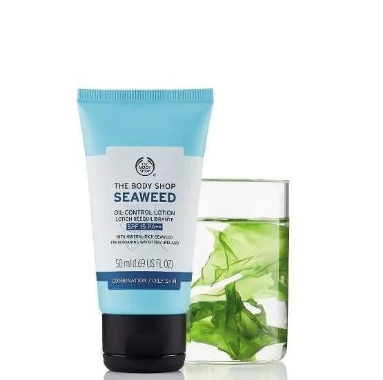 1.The Body Shop Seaweed Face Moisturiser-cara mengatasi kulit kering
