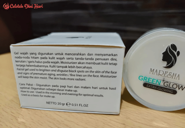 Klaim Manfaat Produk Green Glow by Maresha Skincare