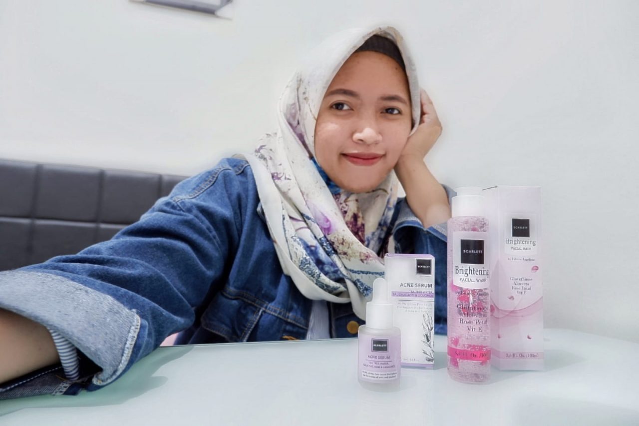 review scarlett face care acne serum dan brightening facial wash