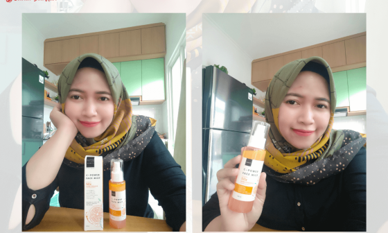 Scarlett C-Power Face Mist, Vitamin C 50x Powerfull dan Tetap Aman! 12 Scarlett C-Power Face Mist