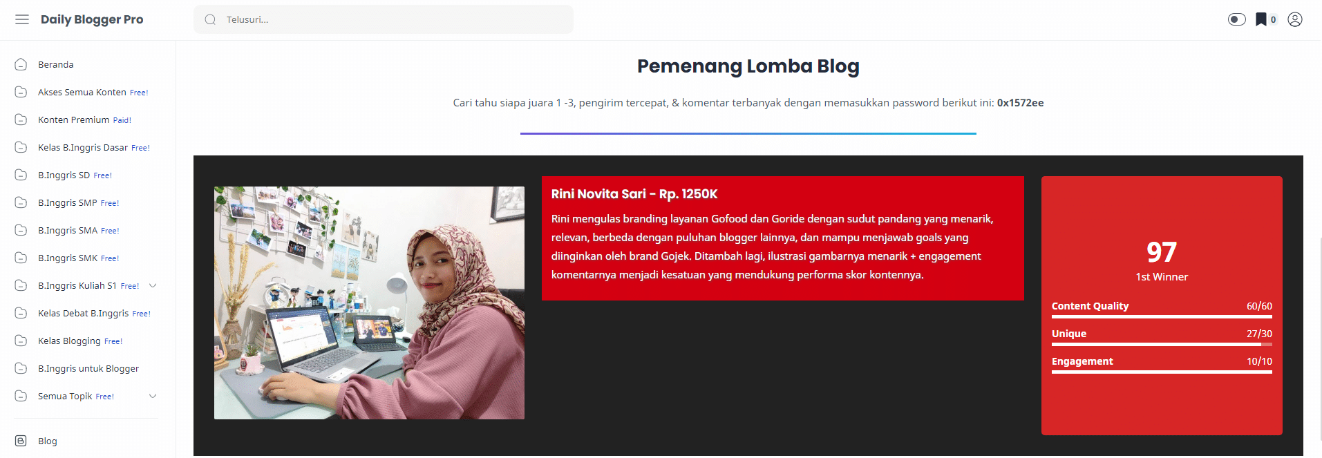 Blog Tempo x Gojek 2022