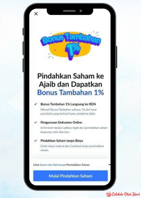 Pindah Saham ke Ajaib Bisa Dapat Bonus Tambahan 1%! Cek Caranya-2